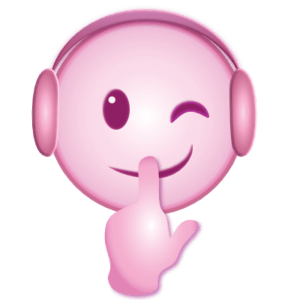 silent disco logo smiley